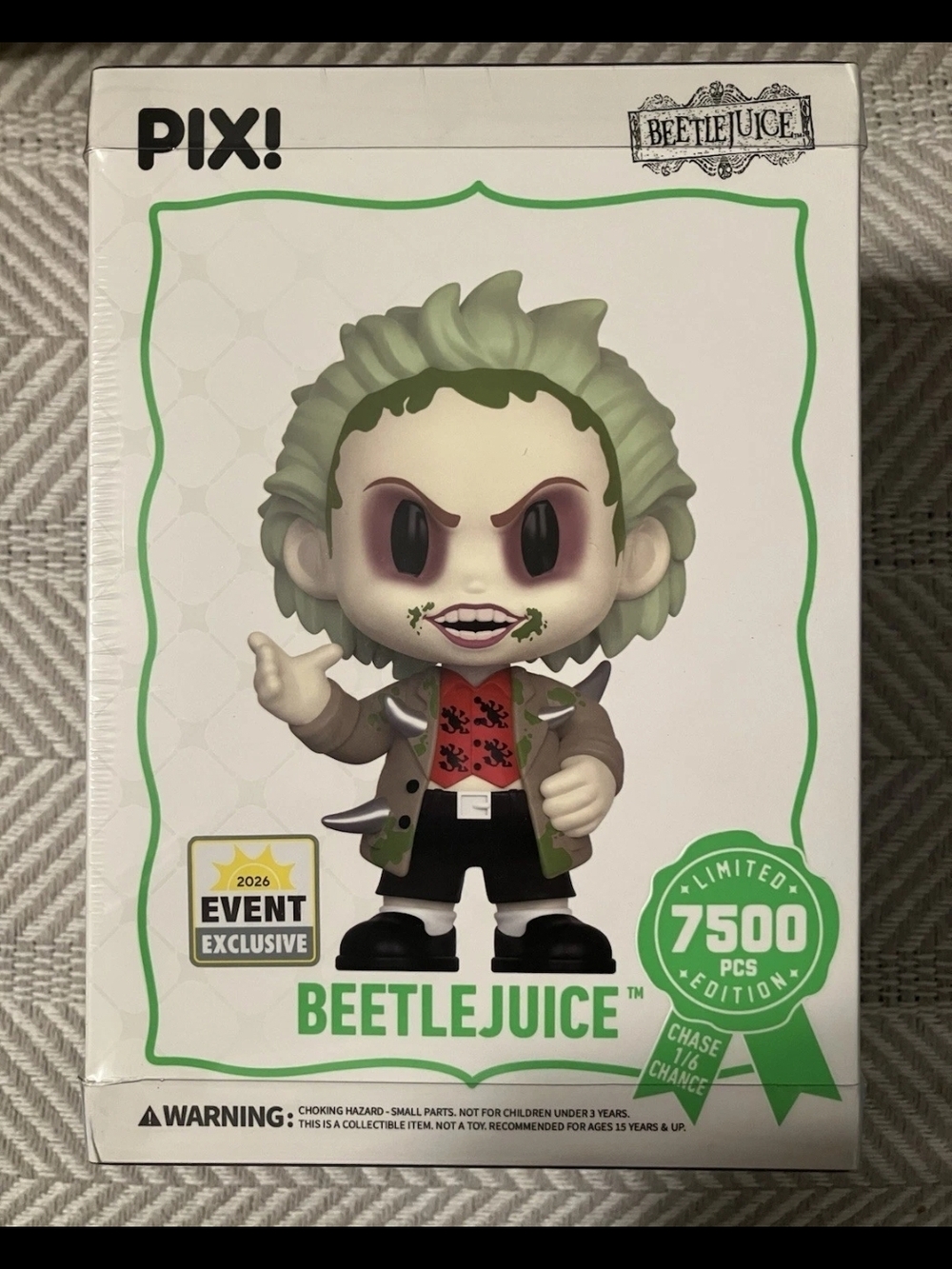 Beetlejuice Collectible Figure - Green Edition